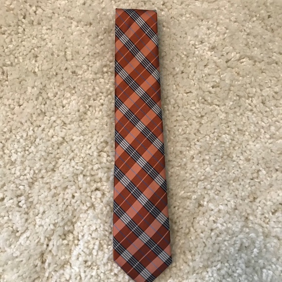Tommy Hilfiger Other - Tommy Hilfiger Orange & Navy Silk Tie ⭐️